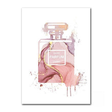 Lade das Bild in den Galerie-Viewer, Designer Wandgemälde pink-white