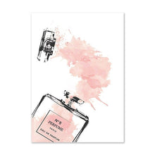 Lade das Bild in den Galerie-Viewer, Designer Wandgemälde pink-white